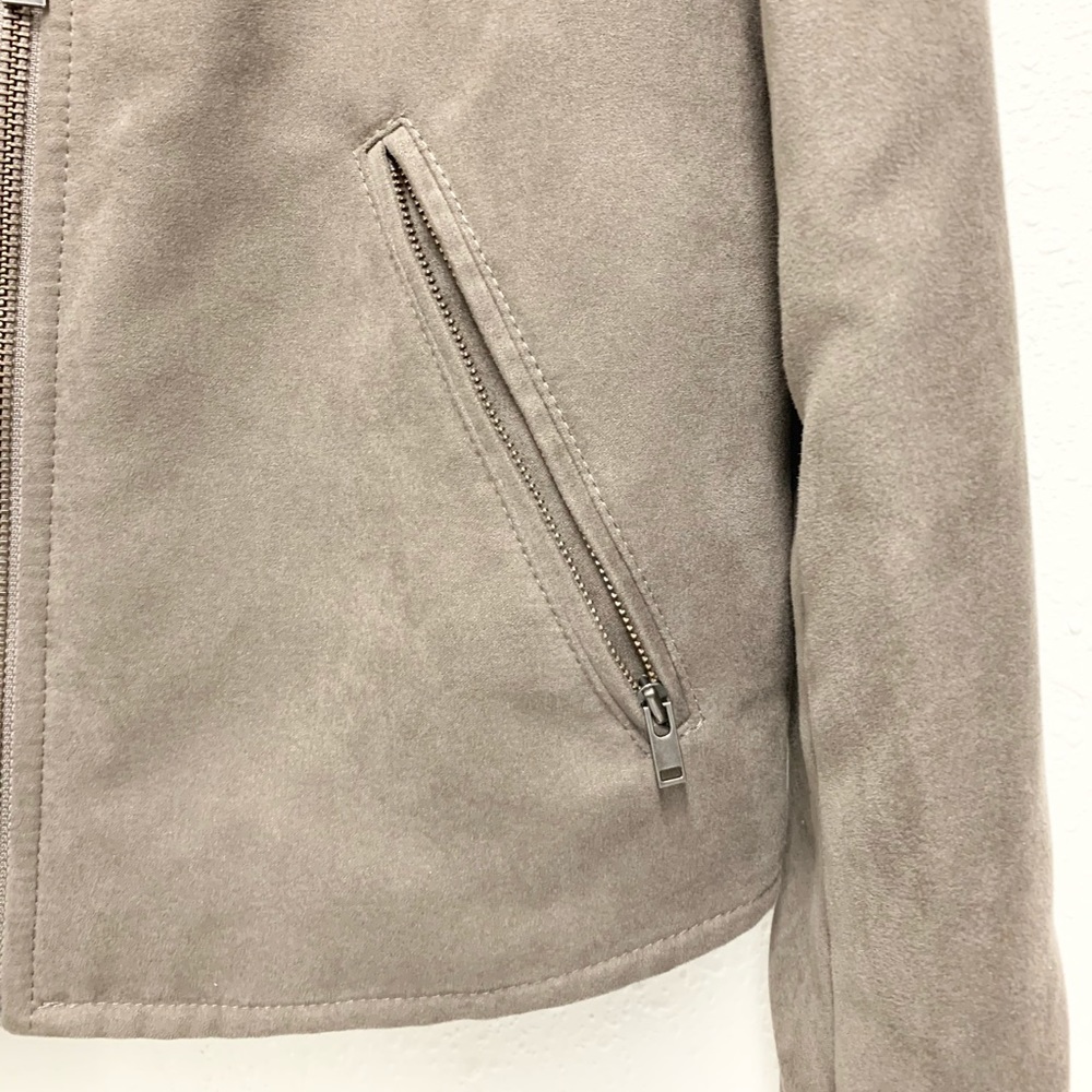 🍄3/$20 SzM Uniqlo Moto Jacket - Picture 5 of 7